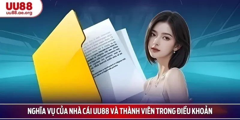 Nghĩa vụ của nhà cái UU88 và thành viên trong điều khoản